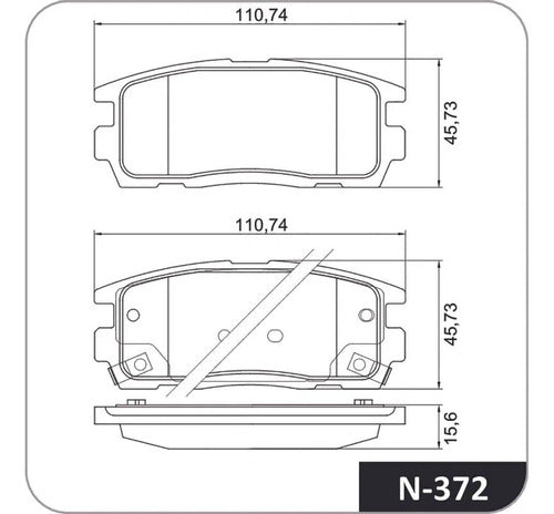 Jogo Pastilha Freio Chevrolet Equinox Captiva 2006 Em Diante - Next Gear