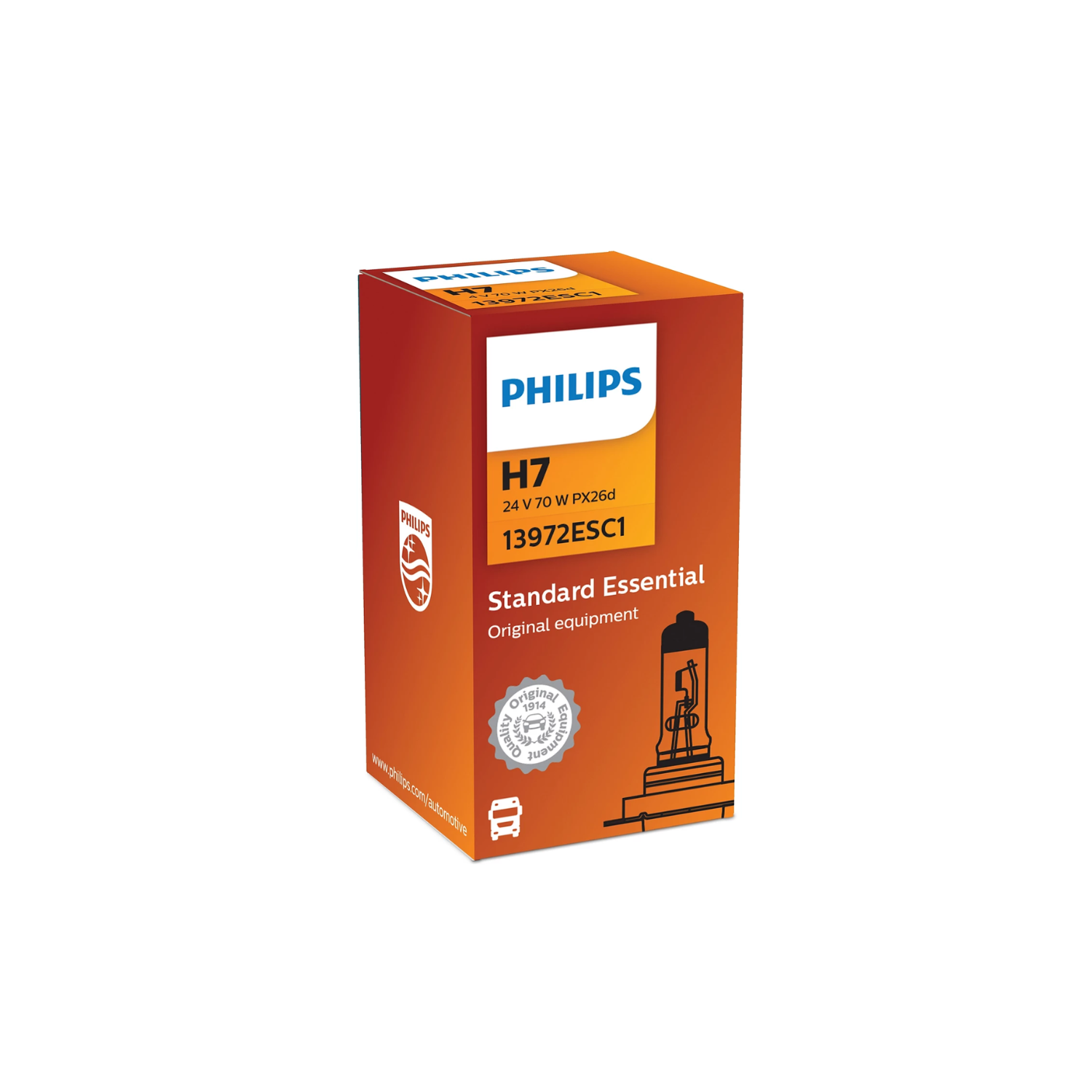 Lâmpada Philips Halogena Original Standart Caminhão H7 70w - Next Gear