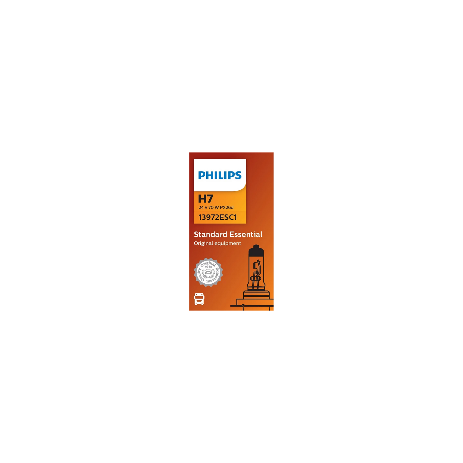 Lâmpada Philips Halogena Original Standart Caminhão H7 70w - Next Gear
