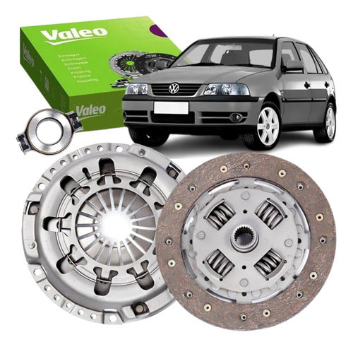 Kit Embreagem Completo Vw Gol G2 Voyage Saveiro 1.6 Valeo