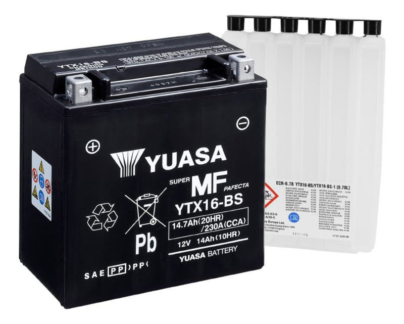 Bateria Moto Ytx16-bs 14ah Kawasaki Zr1100 92-95 Yuasa