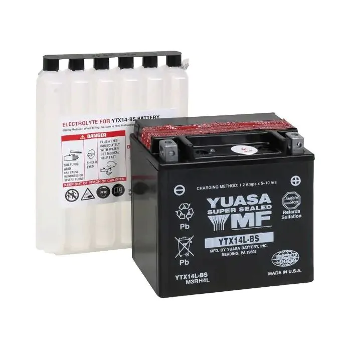 Bateria Yuasa YTX14L-BS 12V Harley-Davidson 883 Original
