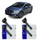 4 Bobinas Ignição Delphi Honda Cr-v/accord/civic 1.8 06/15 - Delphi
