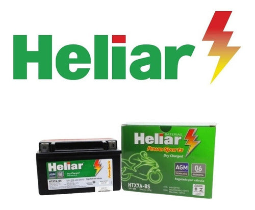 Bateria Moto Burgman 125 Original Heliar 6ah - Next Gear