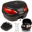 Baú de Moto Bagageiro Motoboy Glider 48L C/ Lente Vermelho - Next Gear