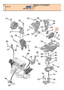 COXIM MOTOR TRAS 307/308/408 C4 2.0 16V - Next Gear