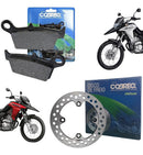 Disco Freio + Pastilha De Freio Traseira Honda Xre 300 - Next Gear