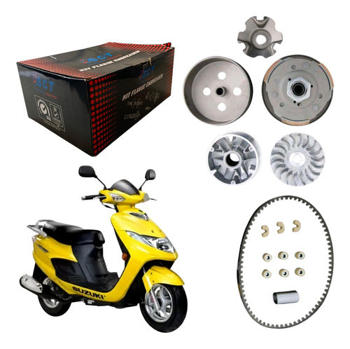 Embreagem Primaria Completa Suzuki Burgman 125 2005-2010 Sct - Next Gear