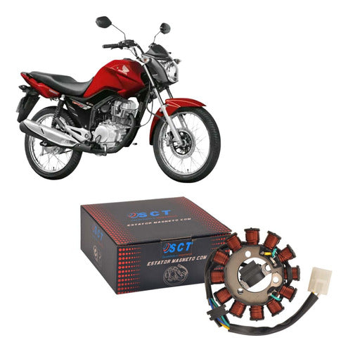 Estator Magneto Honda Cg 125 Fan 2009-2015 Sct Original - Next Gear