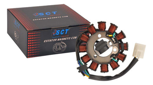 Estator Magneto Honda Cg 125 Fan 2009-2015 Sct Original - Next Gear