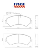 Jg Pastilhas Freio Diant. Fiat Ducato 2.3 16v Multijet 2020 - Frasle