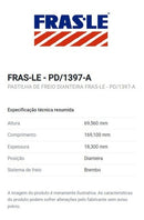 Jg Pastilhas Freio Diant. Fiat Ducato 2.3 16v Multijet 2020 - Frasle
