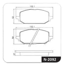 Jogo Pastilha Freio C/ Alarme Chevrolet Onix Ltz 2020-2023 - Cobreq