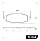 Jogo Pastilha Freio Chevrolet Spark 2005-2014 Chery Qq 2011 - Next Gear
