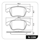 Jogo Pastilha Freio Citroën C4 Lounge 2013 Cobreq Original - Next Gear