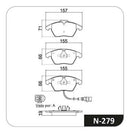 Jogo Pastilha Freio Cobreq Audi A1 A3 Tt Vw Bora New Beetle - Next Gear