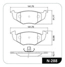 Jogo Pastilha Freio Cobreq Original P/ Vw Gol G5 Saveiro G5 - Next Gear