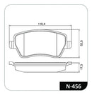 Jogo Pastilha Freio Cobreq Renault Duster 1.6 2011 Até 2022 - Next Gear