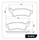 Jogo Pastilha Freio Diant. Para Honda St 1100 1996 Em Diante - Next Gear