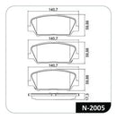Jogo Pastilha Freio Dianteira Azera 2012 Em Diante Cobreq - Next Gear