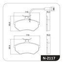 Jogo Pastilha Freio Dianteira Chery Tiggo 2.0 2011 2012 2013 - Next Gear