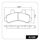 Jogo Pastilha Freio Dianteira Cobreq F1000/a20/silverado/c20 - Cobreq