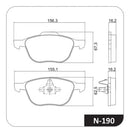 Jogo Pastilha Freio Dianteira Ecosport/focus/c30/c70/s40/v50 - Next Gear