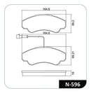 Jogo Pastilha Freio Dianteira Fiat Ducato 2.3 2001 Em Diante - Next Gear