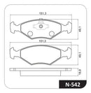 Jogo Pastilha Freio Dianteira Fiat Uno Mille 2009 Em Diante - Next Gear