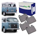 Jogo Pastilha Freio Dianteira Lona Flex Vw Kombi Furgão 1976 - LonaFlex