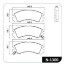 Jogo Pastilha Freio Dianteira Mitsubishi Eclipse 1991 À 1995 - Next Gear