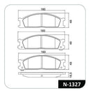 Jogo Pastilha Freio Dianteira Nissan Frontier 1998 Até 2004 - Next Gear
