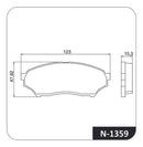 Jogo Pastilha Freio Dianteira Pajero Tr4 2002 Em Diante - Next Gear