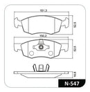 Jogo Pastilha Freio Dianteira Para Fiat Argo 2018 Em Diante - Next Gear
