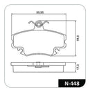 Jogo Pastilha Freio Dianteira Para Renault Clio Logan 2013 - Next Gear