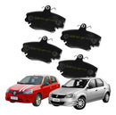 Jogo Pastilha Freio Dianteira Para Renault Clio Logan 2013 - Next Gear