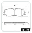 Jogo Pastilha Freio Dianteira Ranger Rover 2002 Até 2012 - Next Gear
