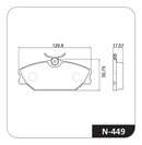 Jogo Pastilha Freio Dianteira Renault Megane 2006 Até 2010 - Next Gear