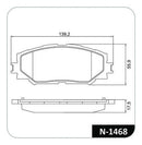 Jogo Pastilha Freio Dianteira Toyota Rav4 2006-2012 Original - Next Gear