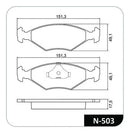 Jogo Pastilha Freio Fiat Palio Uno Fiorino 1987 Até 1998 - Cobreq