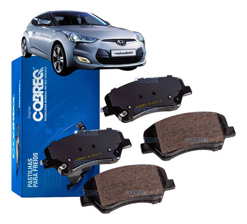 Jogo Pastilha Freio Hyundai Hb20 2013 2014 2015 2016 Cobreq - Cobreq