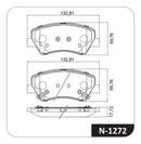 Jogo Pastilha Freio Hyundai Hb20 2013 2014 2015 2016 Cobreq - Cobreq