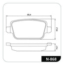 Jogo Pastilha Freio Land Rover Freelander Td4 2006 Até 2010 - Cobreq