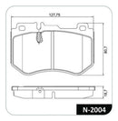 Jogo Pastilha Freio Mercedes Classe C 180 2015 Em Diante - Cobreq