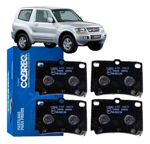 Jogo Pastilha Freio Mitsubishi Pajero 1998 Até 2004 - Cobreq - Cobreq