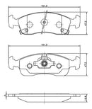 Jogo Pastilha Freio Original Cobreq Onix Joy Cobalt Prisma - Cobreq