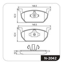 Jogo Pastilha Freio P/ Vw T-cross/nivus 2020 2021 2022 2023 - Cobreq