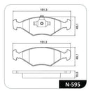 Jogo Pastilha Freio Palio Fire Weekend Siena 2009 Em Diante - Cobreq