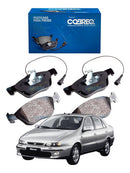 Jogo Pastilha Freio Para Fiat Marea Bravo 2.0 1998 Até 2000 - Cobreq