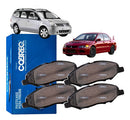 Jogo Pastilha Freio Para Nissan Livina 2010 2011 2012 Cobreq - Cobreq